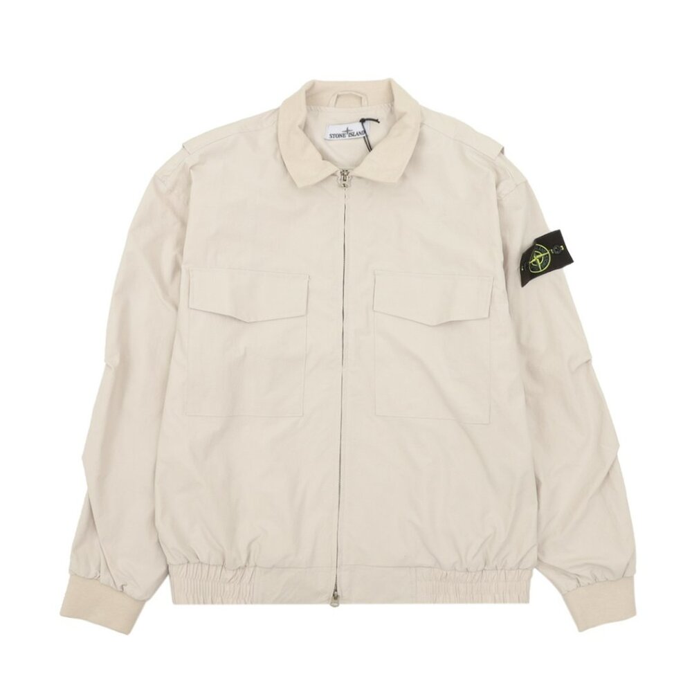 Stone Island stand-up collar windbreaker jacket